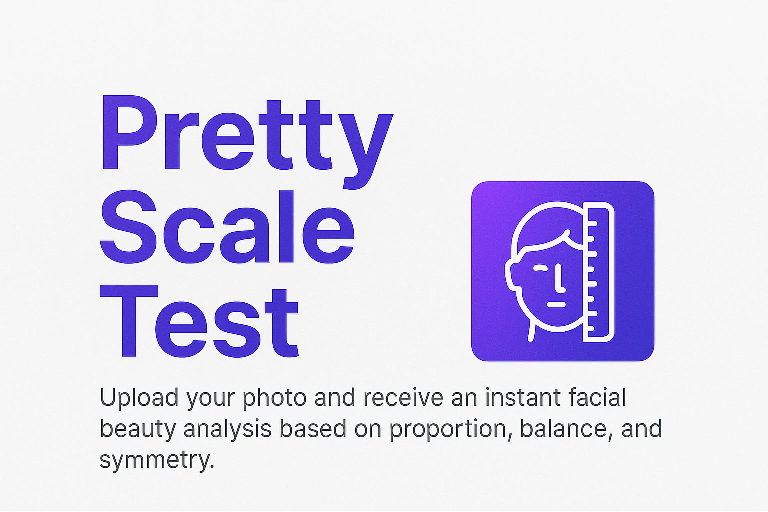 Pretty Scale - AI Beauty Test